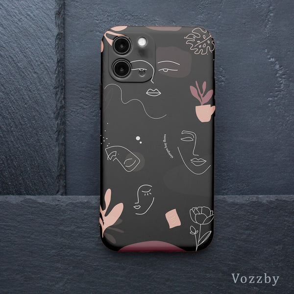 AA146 -  Line Art - Aesthetic Mobile Case