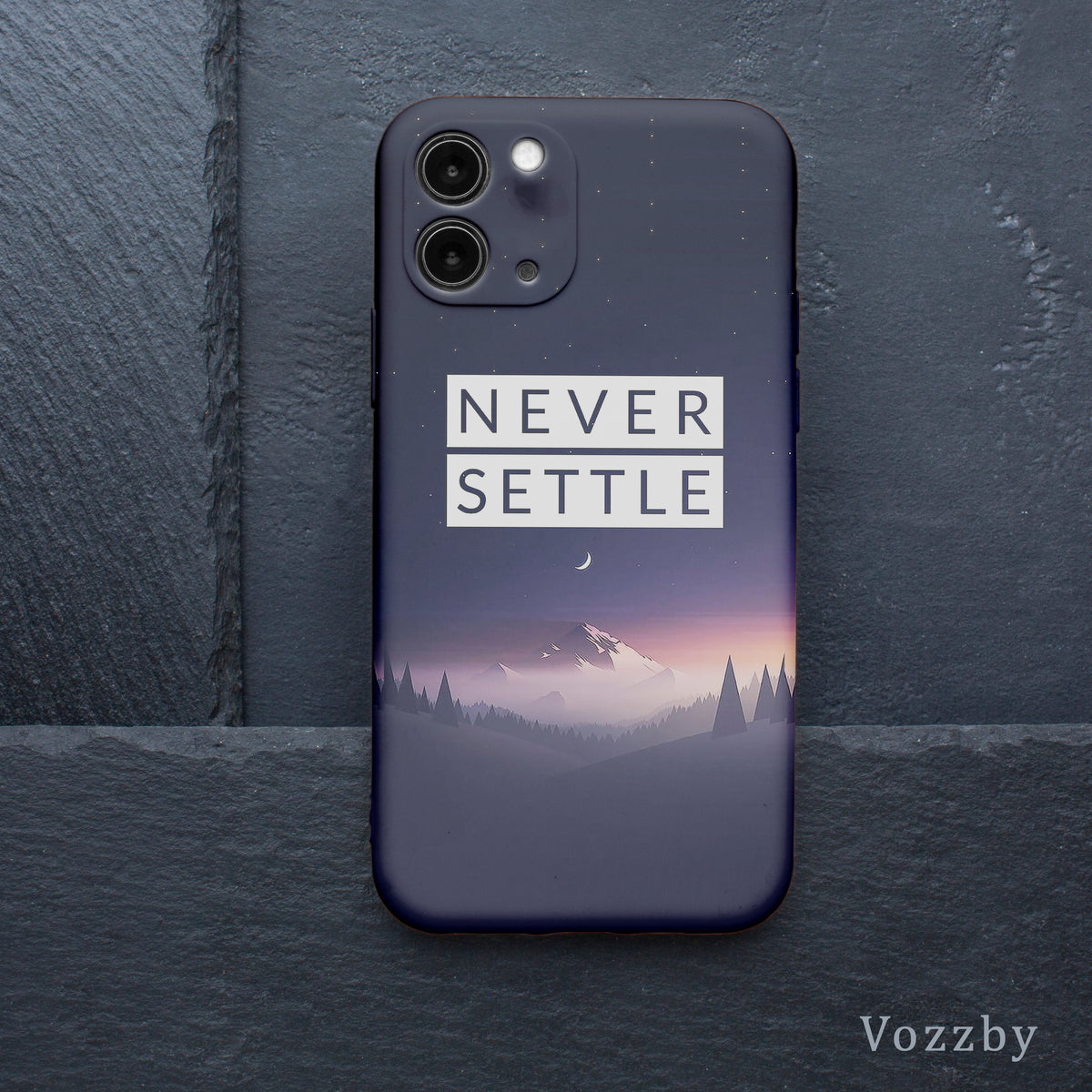 AA185 - Never Settle - Aesthetic Mobile Case