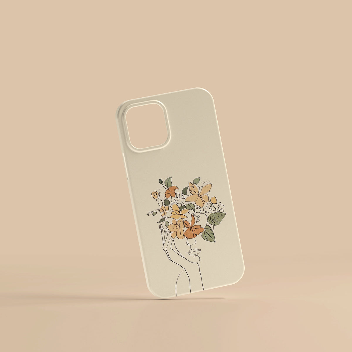 AA022 - Abstracted Girl - Aesthetic Girl Mobile Case