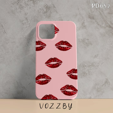 AD052 - Red Lips - Aesthetic Mobile Case