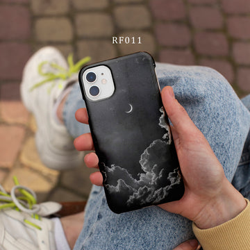 RF011 - Moon & Clouds - Aesthetic Mobile Case