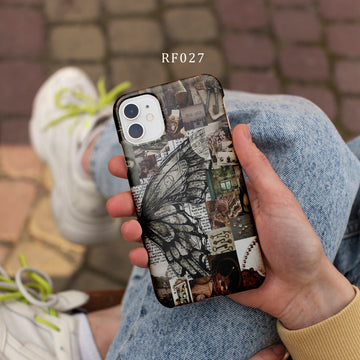 RF027 - Vintage Inspired - Butterfly Mobile Case