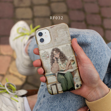 RF032 - Cartoon Girl - Aesthetic Mobile Case