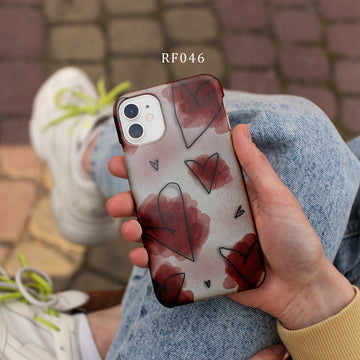 RF046 - Red Hearts - Aesthetic Mobile Case