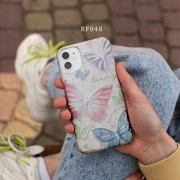 RF048 - Texture Butterfly - Aesthetic Mobile Case
