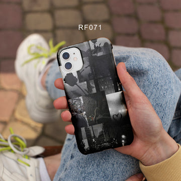 RF071 - Black Rose - Aesthetic Mobile Case