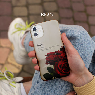 RF073 - Love - Floral Mobile Case