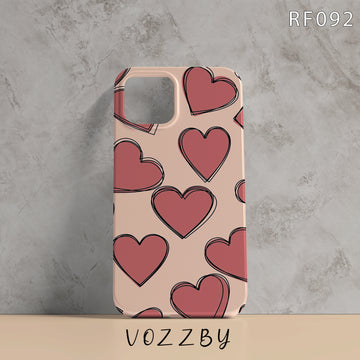 RF092 - Heart Pattern - Mobile Case