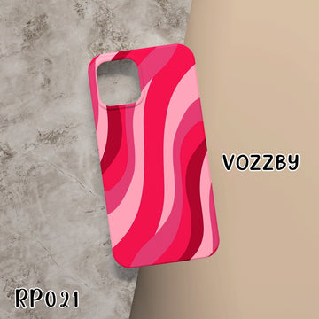 RP021 - Pink Wavy Abstract - Aesthetic Mobile Case
