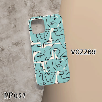RP027 - Abstract Faces Art - Aesthetic Mobile Case
