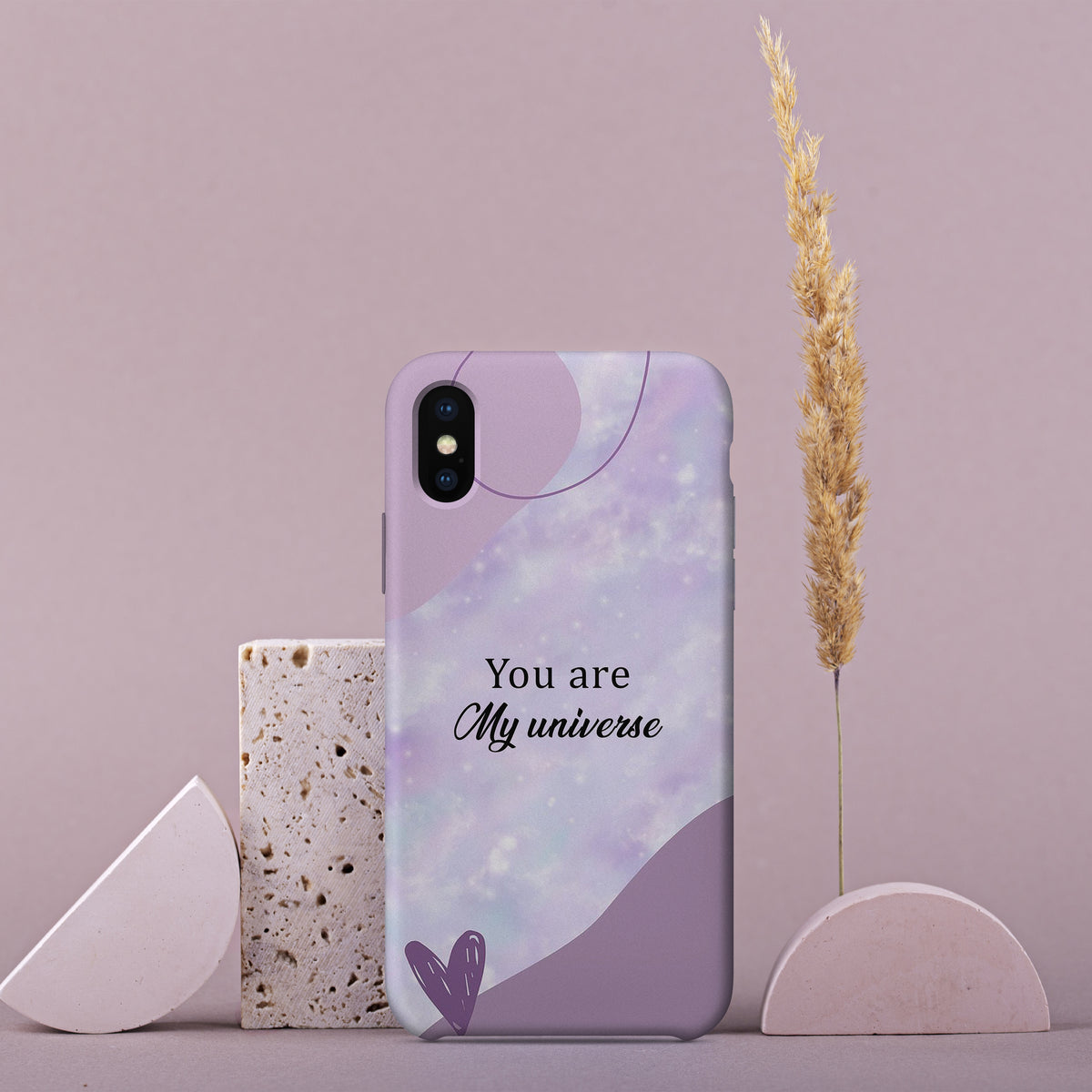 RS009 - You are My Universe - Quote Mobile Skin Case